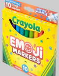Bandai Crayola Emoji Markers 10 Stampers