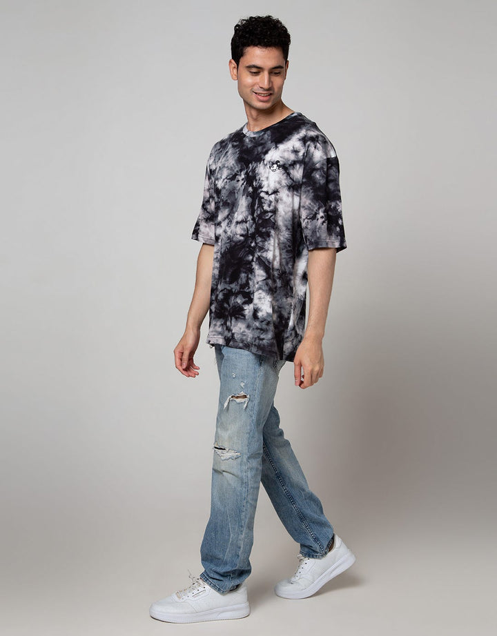 American Jeans Tie Dye Oversized Kaos Pria