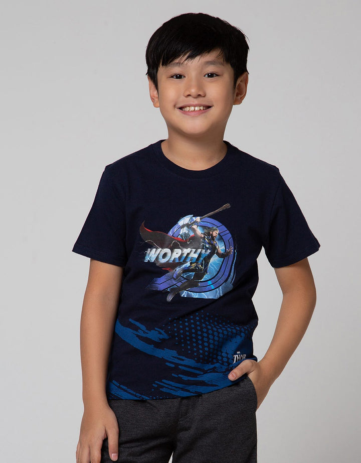 Marvel Short Sleeve T-Shirt  Thor Movie Fly A174