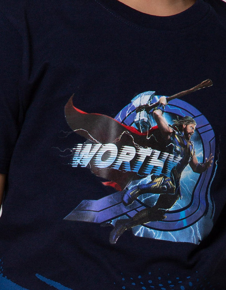 Marvel Short Sleeve T-Shirt  Thor Movie Fly A174