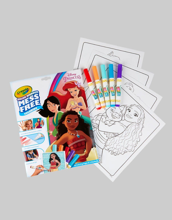 Bandai Crayola Color Wonder Princess Mess Free Coloring