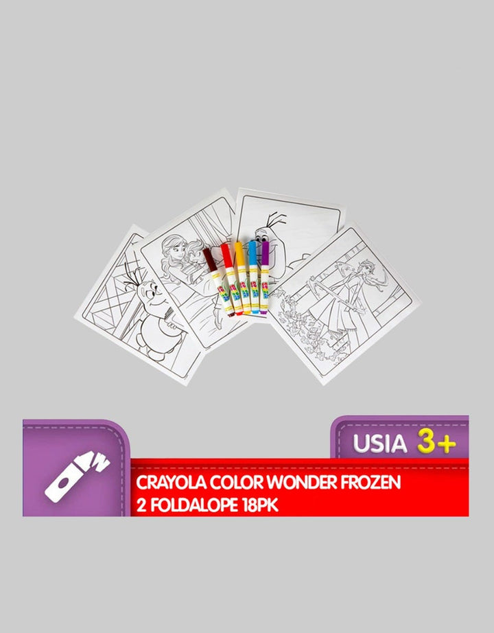 Bandai Crayola Color Wonder Frozen 2 Mess Free Coloring