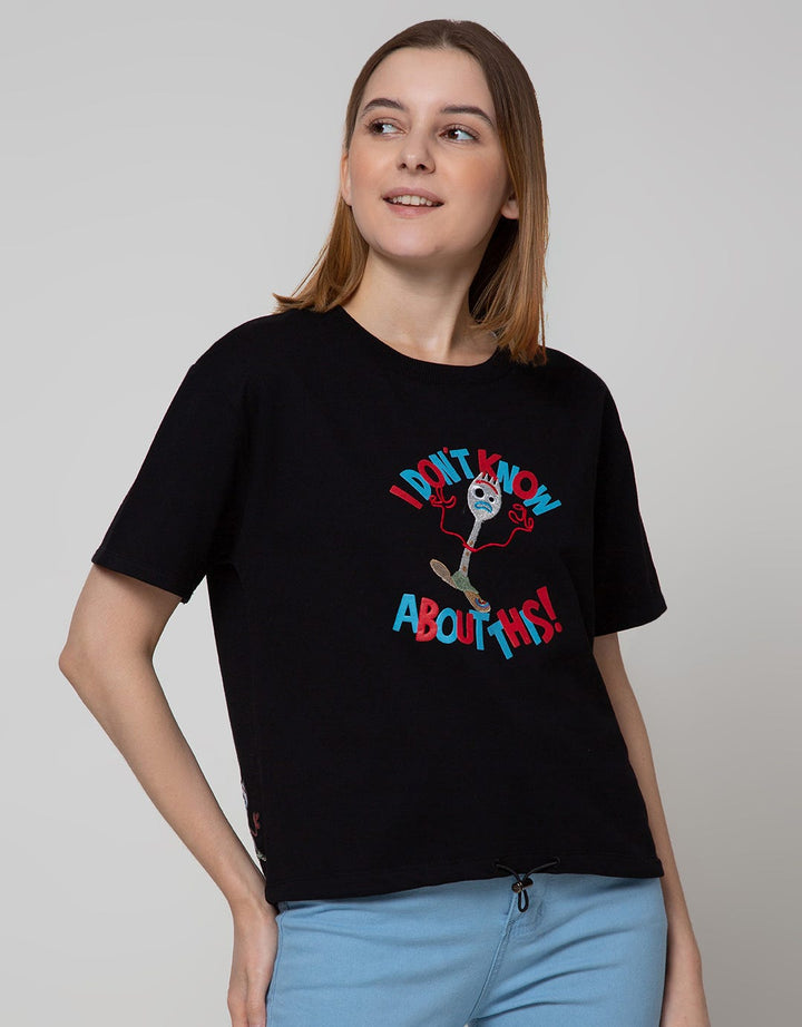 Disney Short Sleeve T-Shirt Toy Story Fork I Dont Know About