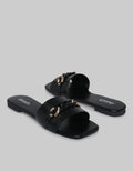 Details Gold Chain Slipper Sandal Wanita