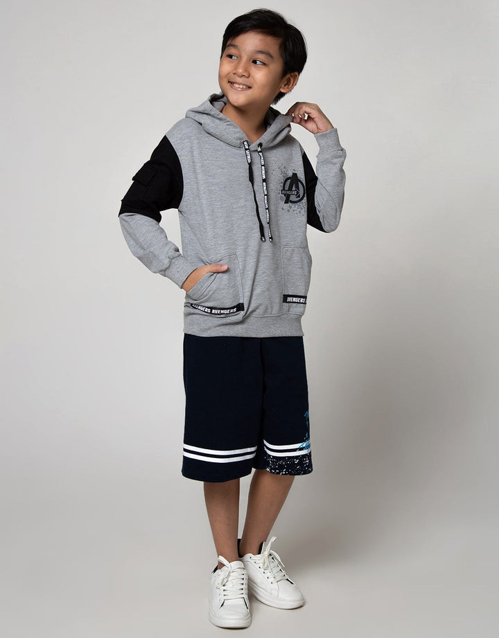 Marvel Avengers Kantong Lengan B Sweater