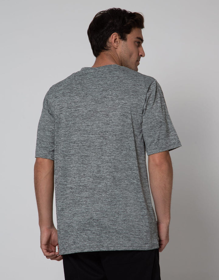 Nevada Sport Logo Print Jersey Kaos Pria