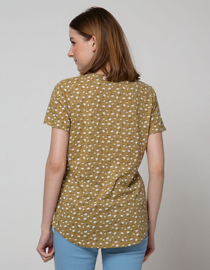 Connexion Short Sleeve T-Shirt Floral Small Print