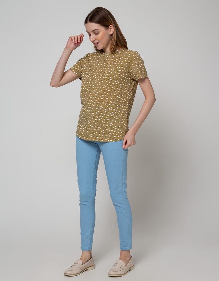 Connexion Short Sleeve T-Shirt Floral Small Print