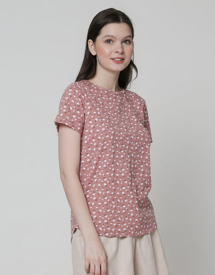 Connexion Short Sleeve T-Shirt Floral Small Print