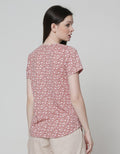 Connexion Short Sleeve T-Shirt Floral Small Print