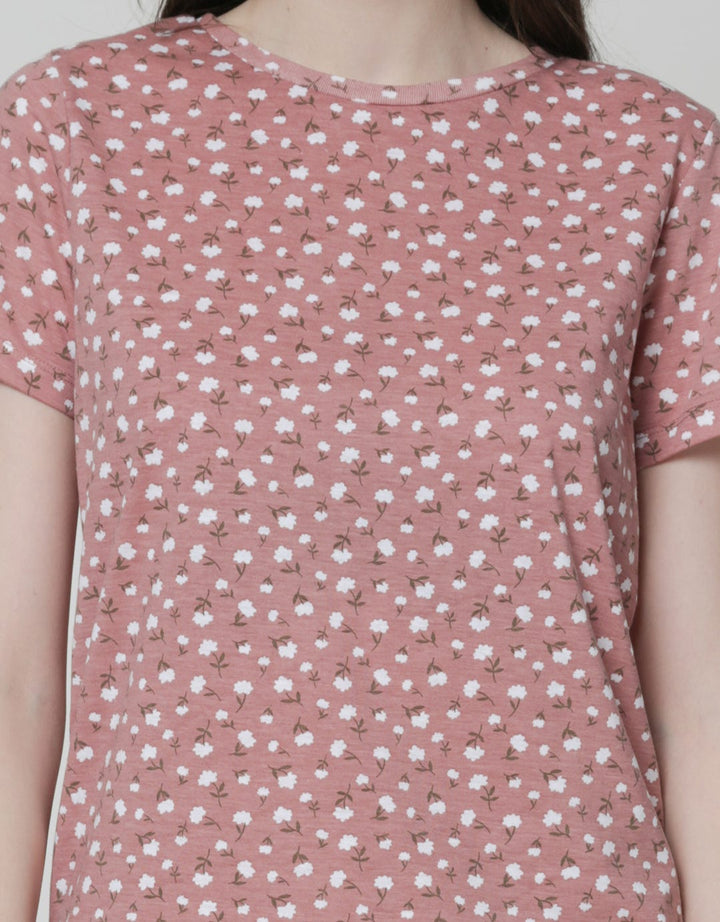 Connexion Short Sleeve T-Shirt Floral Small Print