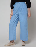 Details Long Pants With Loose Fit Leg And Stripe Print