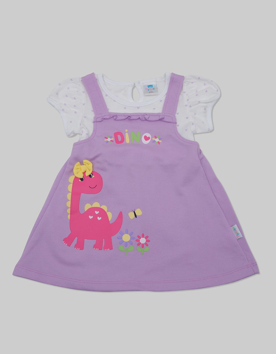 Pipiniko Dino Girls Mini Dress