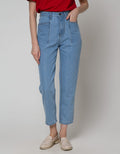 Nevada Denim Long Pants Mom Fit