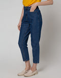 Nevada Denim Long Pants Mom Fit