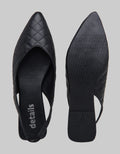 Details Quilted Slingback Shoes