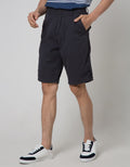 Cole Bermuda Pants Woven Elastis Drawstring At Hem