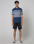 Cole Bermuda Pants Woven Elastis Drawstring At Hem