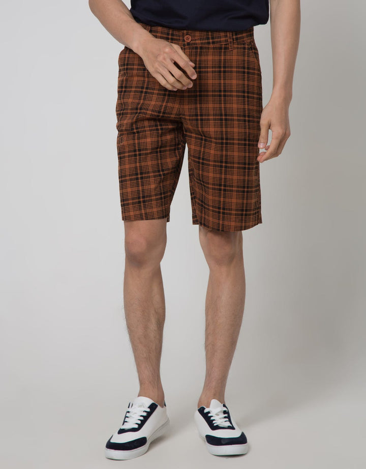 Cole Print Checked Celana Pendek Pria
