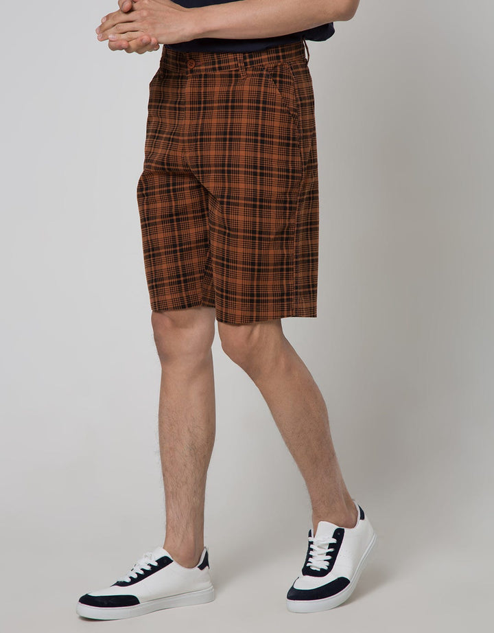 Cole Print Checked Celana Pendek Pria