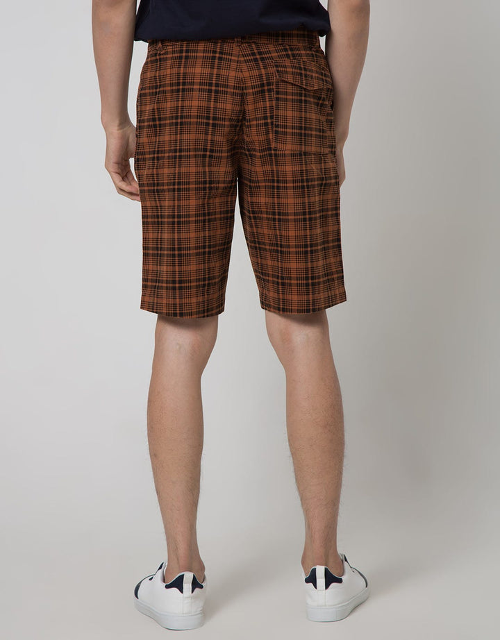 Cole Print Checked Celana Pendek Pria