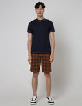 Cole Print Checked Celana Pendek Pria