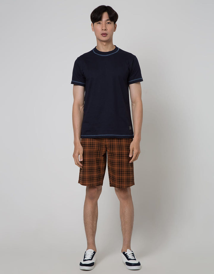 Cole Print Checked Celana Pendek Pria