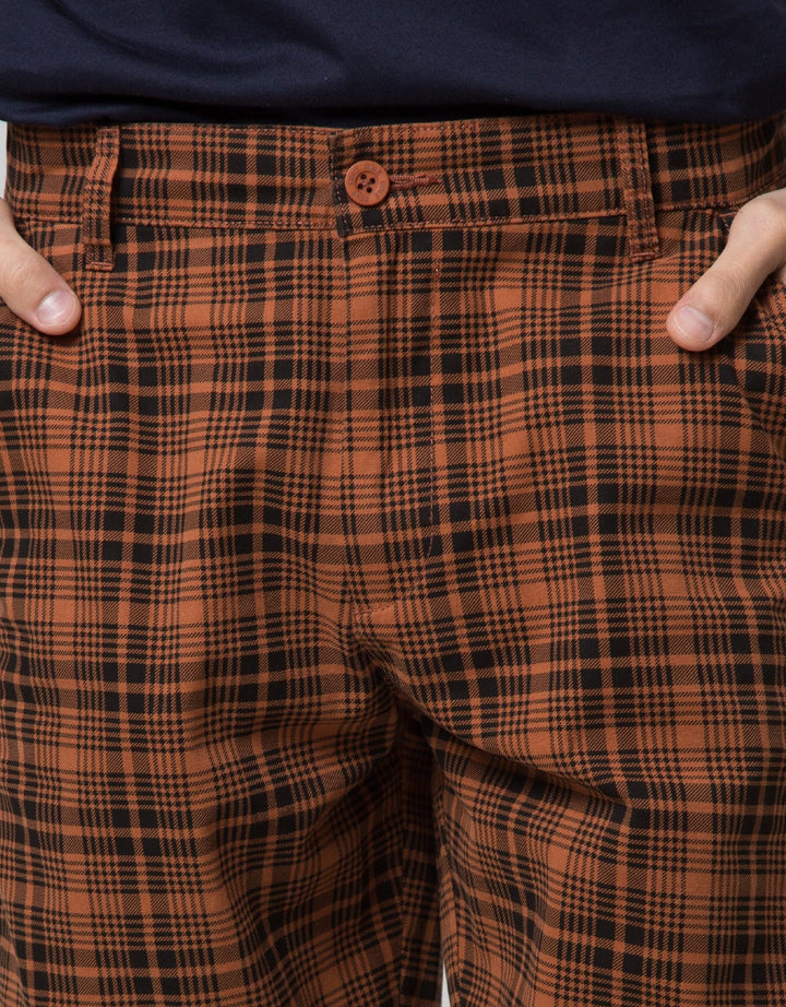 Cole Print Checked Celana Pendek Pria