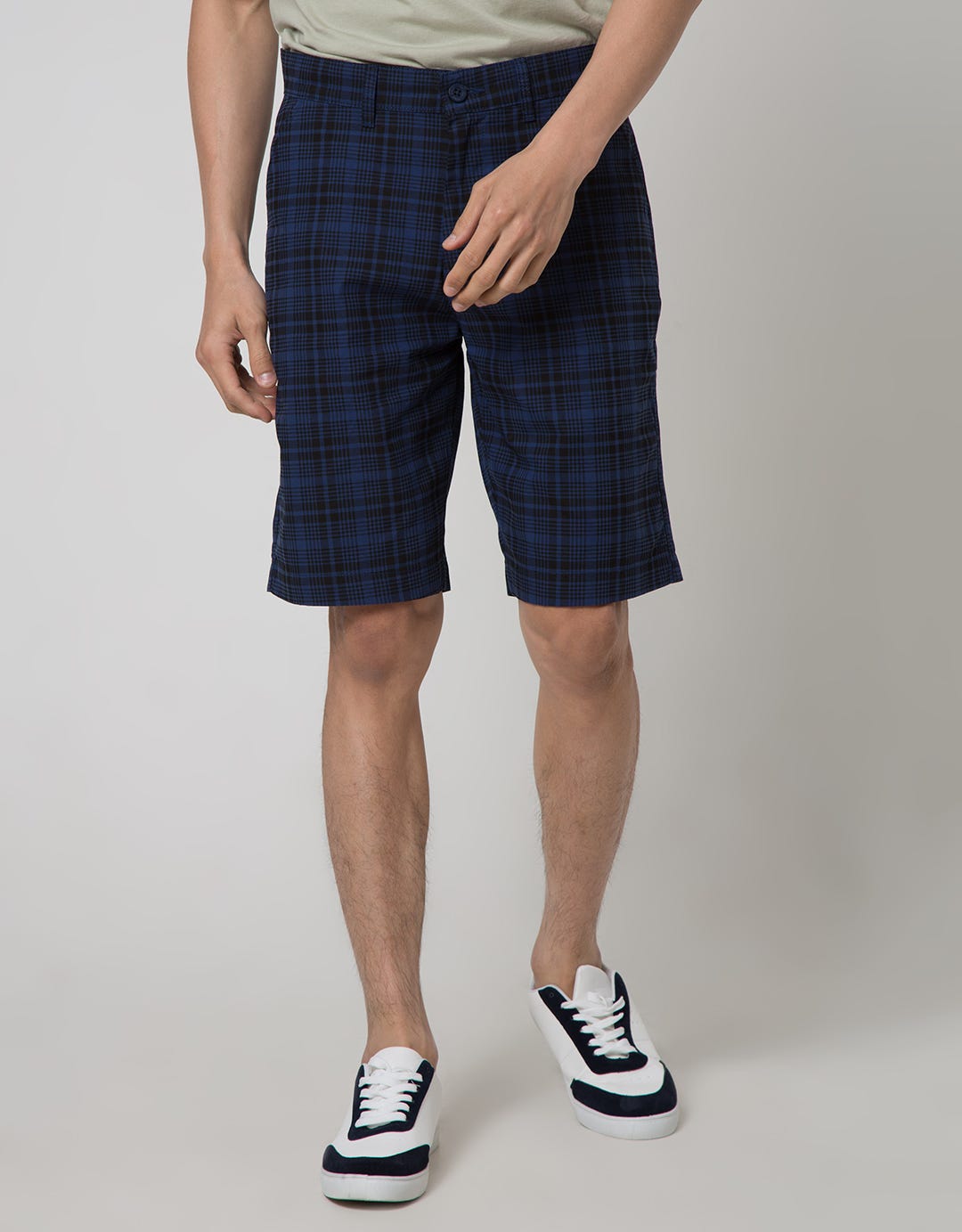Cole Print Checked Celana Pendek Pria