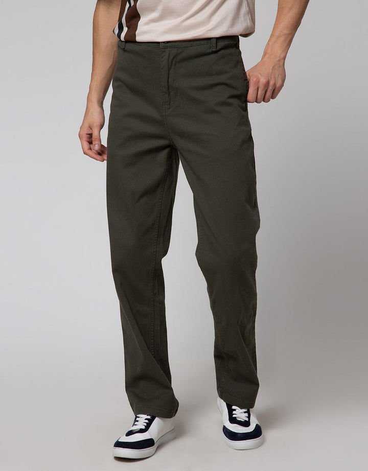 Cole Long Pants Woven With Contrast Twill Tape At Waist