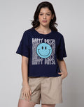 Nevada Boxy Happy Days Kaos Wanita
