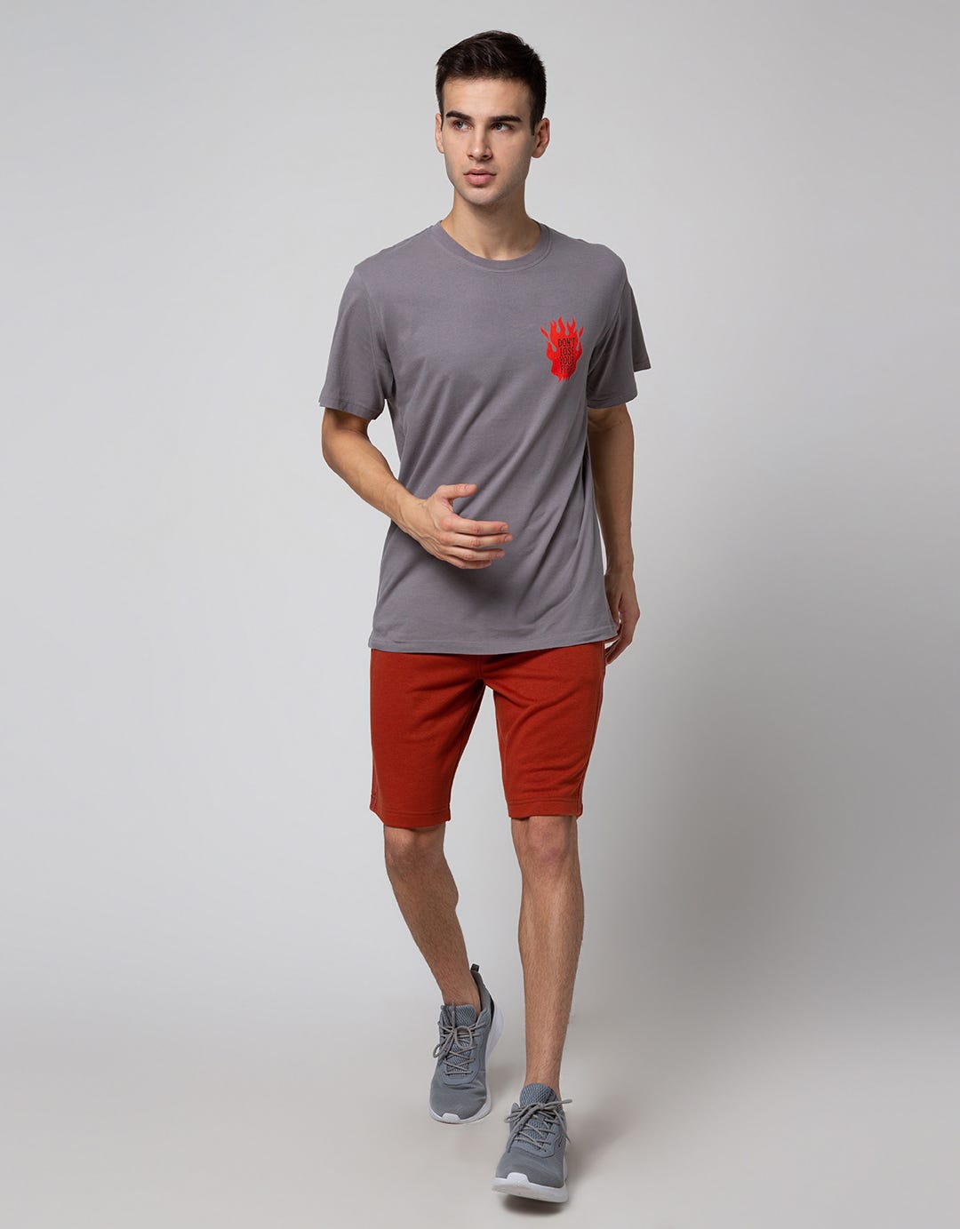 Cole Celana Pendek Pria Knit Terry Mixed Interlock