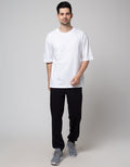 Cole Jogger Knit Terry With Cut N Sewn At Knee And Zip
