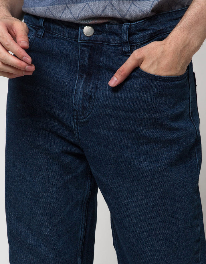 Cole Line Stitch Straight Denim Pria