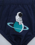Kidz Too Brief Pack Of 5 Boy Space