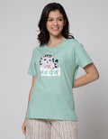 Nevada Cute Meow Short Sleeve T-Shirt