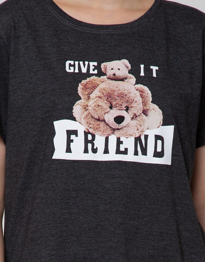 Nevada Short Sleeve T-Shirt Solid Give It Friend