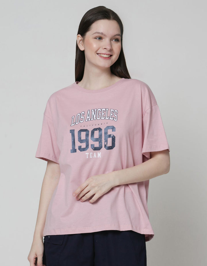 Nevada Short Sleeve T-Shirt Solid Cotton Usa Los Angeles 1996