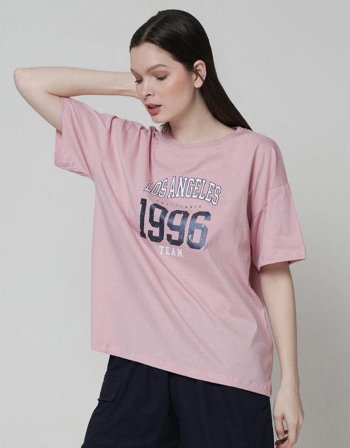 Nevada Short Sleeve T-Shirt Solid Cotton Usa Los Angeles 1996