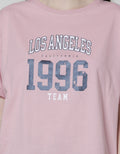 Nevada Short Sleeve T-Shirt Solid Cotton Usa Los Angeles 1996