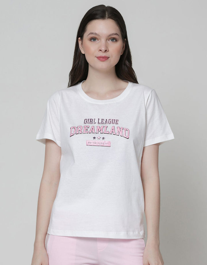 Nevada Short Sleeve T-Shirt Solid Cotton Usa Dreamland Regular