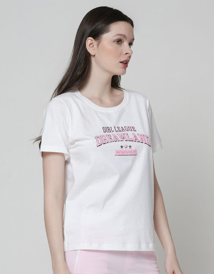 Nevada Short Sleeve T-Shirt Solid Cotton Usa Dreamland Regular