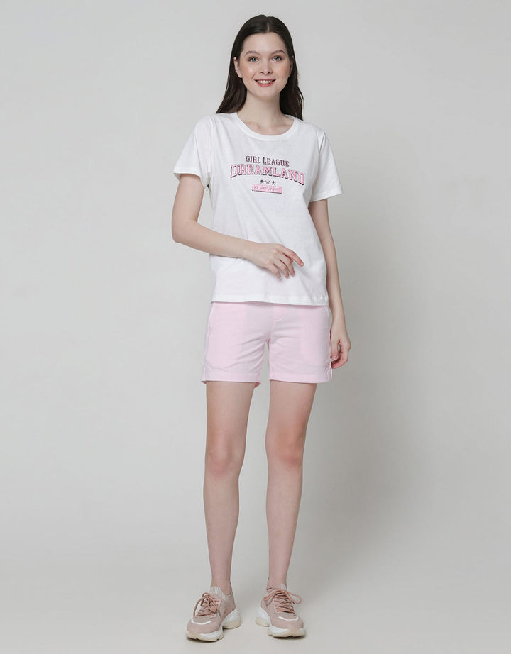 Nevada Short Sleeve T-Shirt Solid Cotton Usa Dreamland Regular