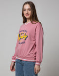 Nevada Sweatshirt Solid V Neck Varsity
