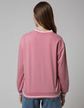Nevada Sweatshirt Solid V Neck Varsity