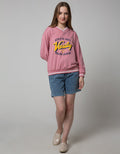 Nevada Sweatshirt Solid V Neck Varsity