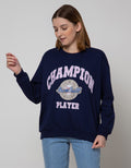 Nevada Sweatshirt Solid Champion Baseball Player