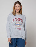 Nevada Sweatshirt Solid Champion Baseball Player
