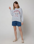 Nevada Sweatshirt Solid Champion Baseball Player