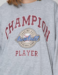 Nevada Sweatshirt Solid Champion Baseball Player